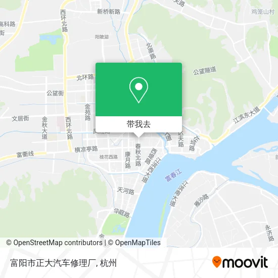 富阳市正大汽车修理厂地图