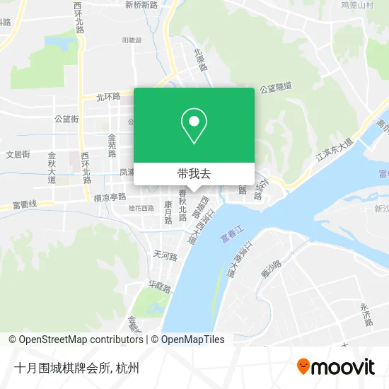 十月围城棋牌会所地图