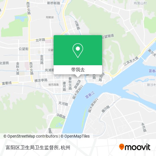 富阳区卫生局卫生监督所地图