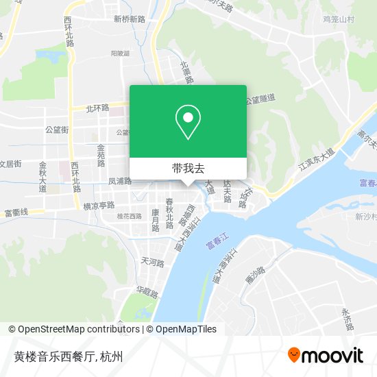 黄楼音乐西餐厅地图