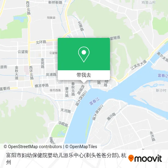 富阳市妇幼保健院婴幼儿游乐中心(剃头爸爸分部)地图