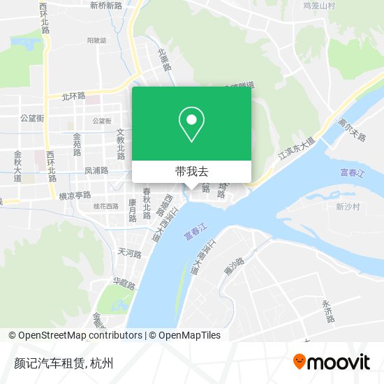 颜记汽车租赁地图