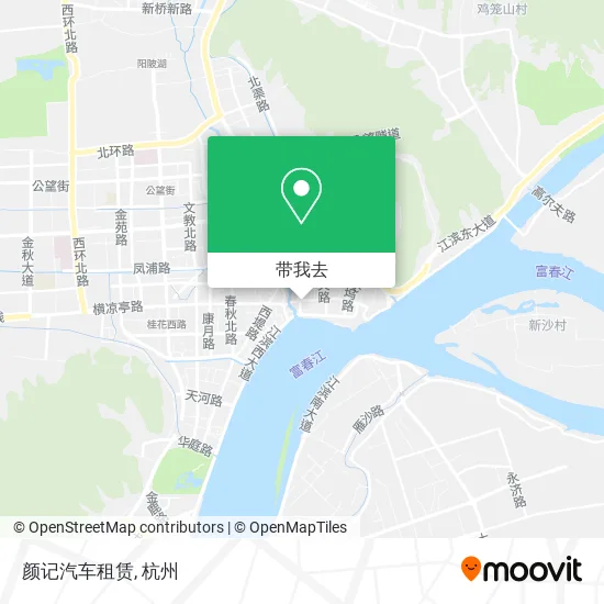 颜记汽车租赁地图