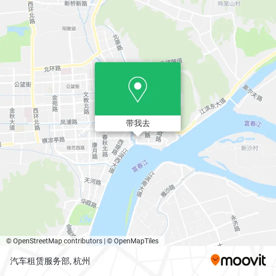 汽车租赁服务部地图