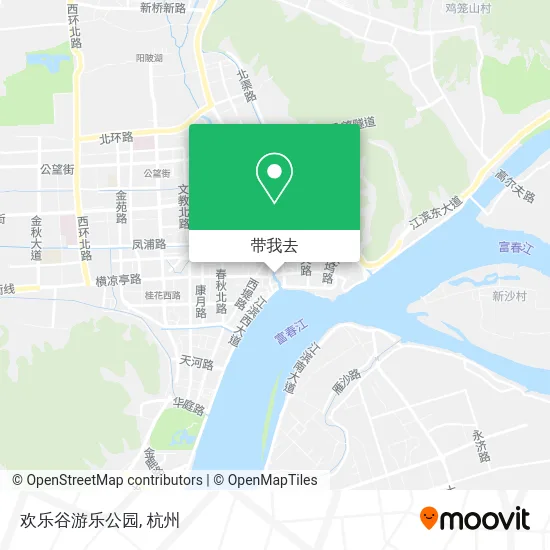 欢乐谷游乐公园地图