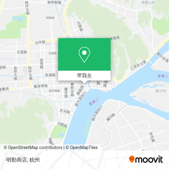 明勤商店地图