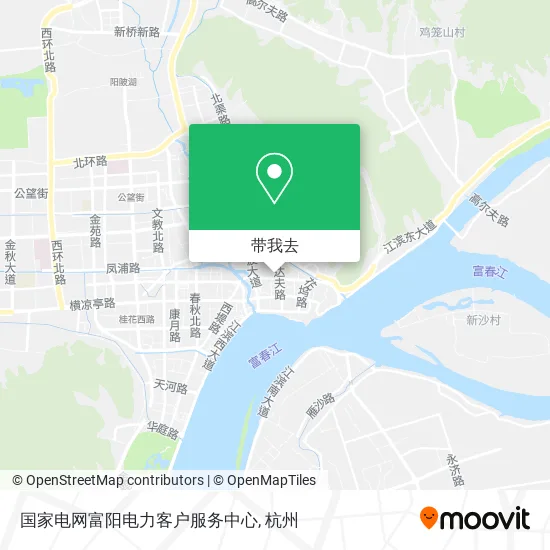 国家电网富阳电力客户服务中心地图
