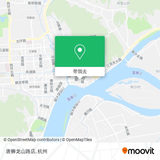 唐狮龙山路店地图
