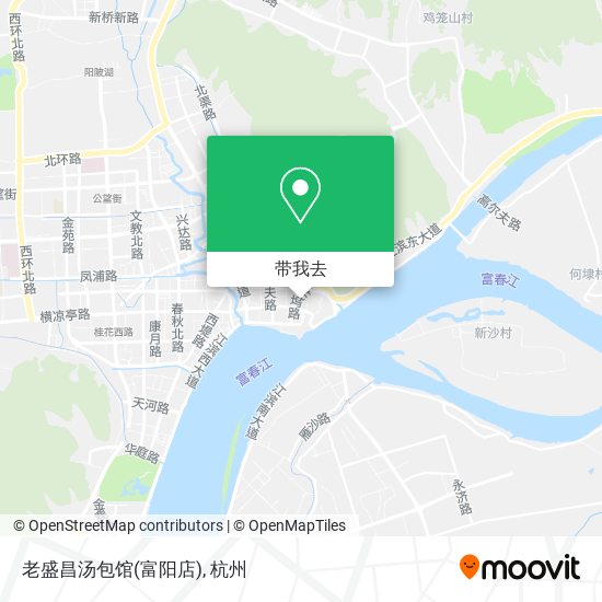 老盛昌汤包馆(富阳店)地图