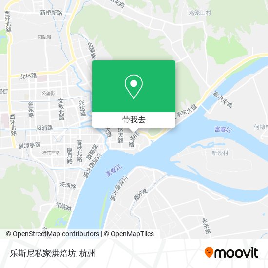 乐斯尼私家烘焙坊地图