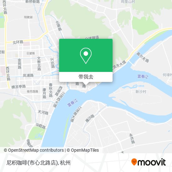 尼积咖啡(市心北路店)地图