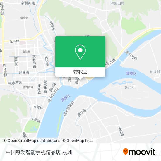 中国移动智能手机精品店地图