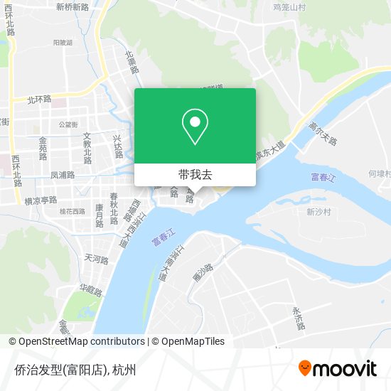 侨治发型(富阳店)地图