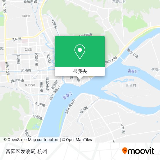 富阳区发改局地图