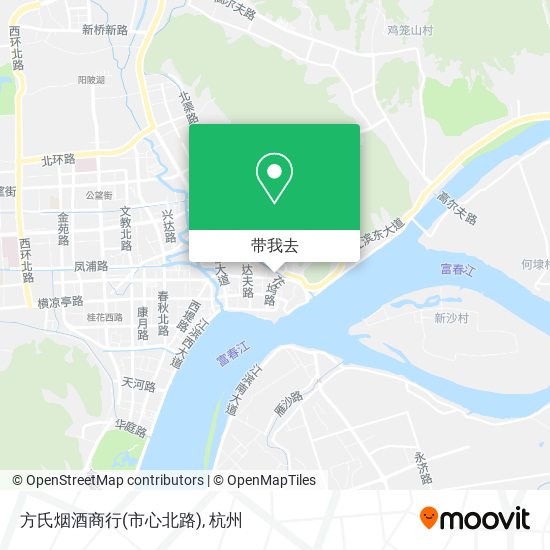 方氏烟酒商行(市心北路)地图