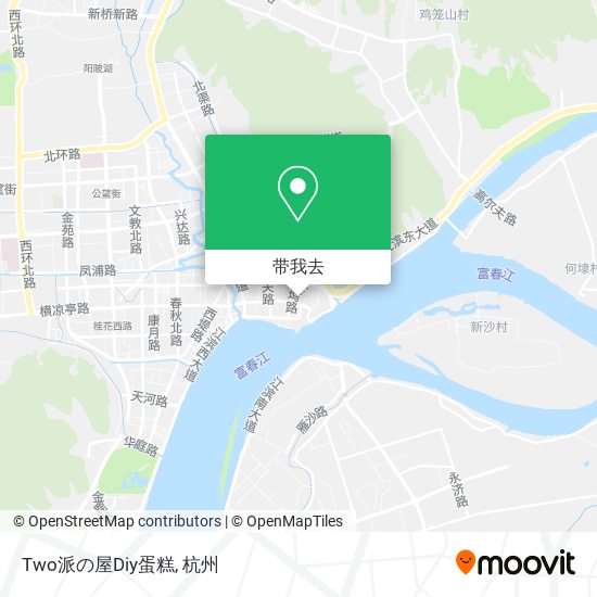 Two派の屋Diy蛋糕地图