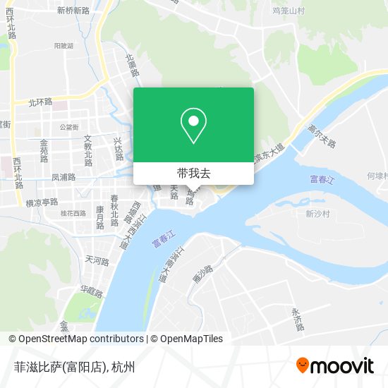 菲滋比萨(富阳店)地图