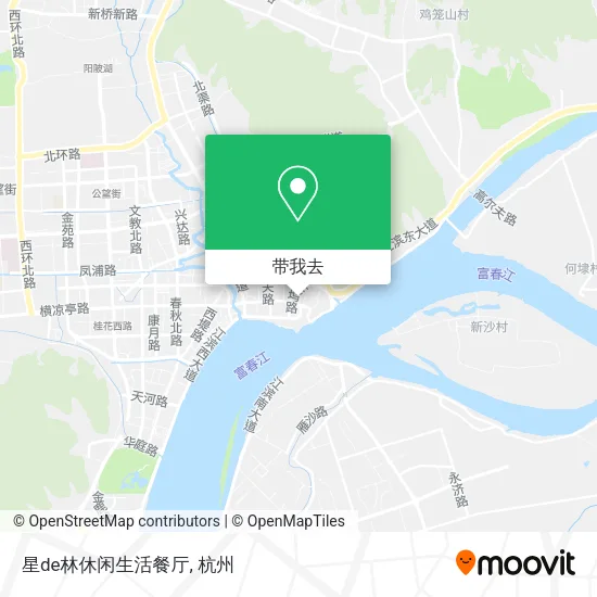 星de林休闲生活餐厅地图
