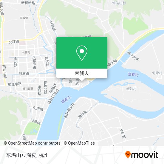 东坞山豆腐皮地图