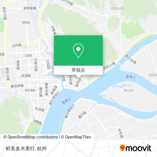 鲜美多水果行地图