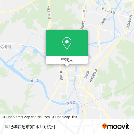 世纪华联超市(临水店)地图
