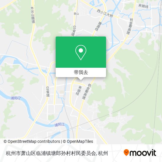 杭州市萧山区临浦镇塘郎孙村村民委员会地图