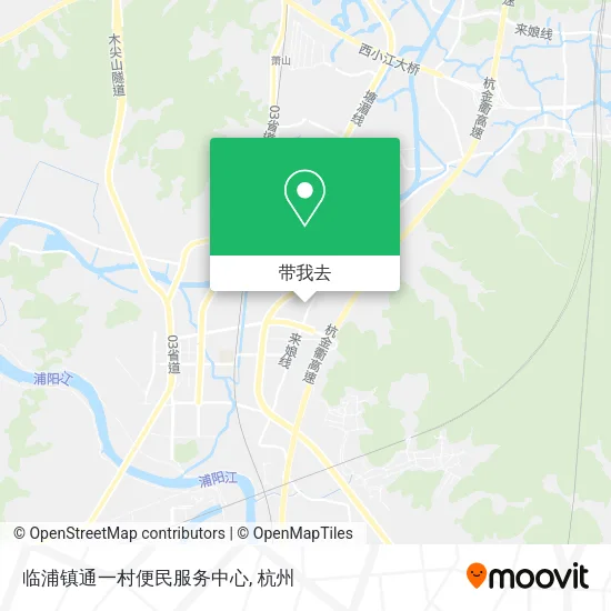 临浦镇通一村便民服务中心地图