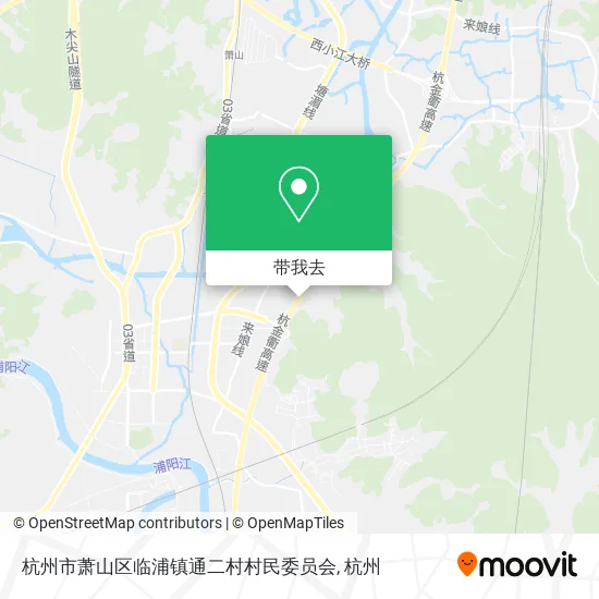 杭州市萧山区临浦镇通二村村民委员会地图