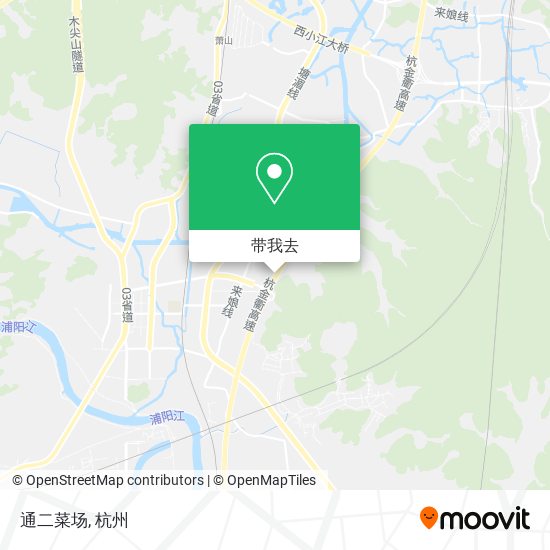 通二菜场地图