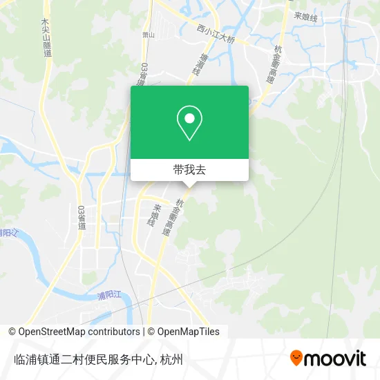 临浦镇通二村便民服务中心地图