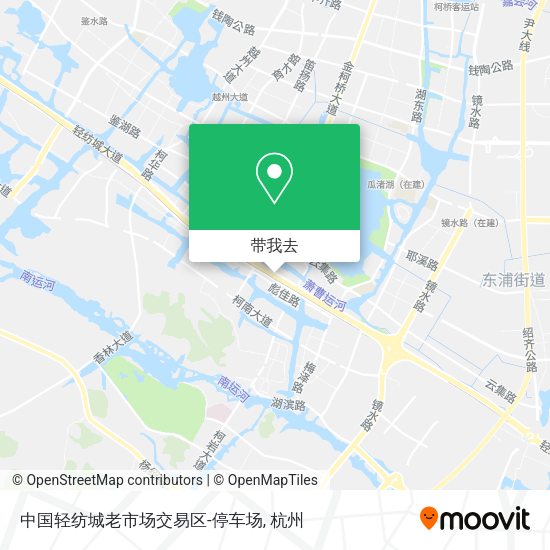 中国轻纺城老市场交易区-停车场地图