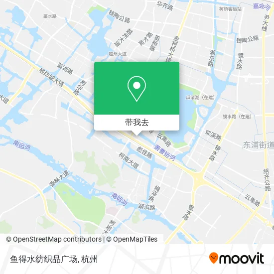 鱼得水纺织品广场地图