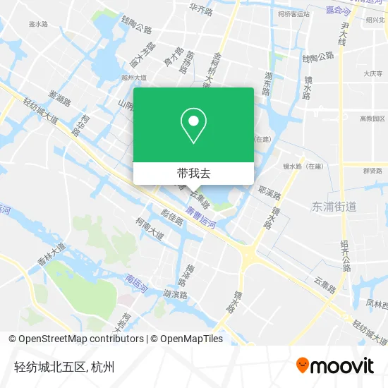 轻纺城北五区地图