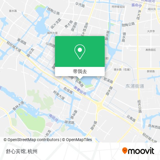 舒心宾馆地图