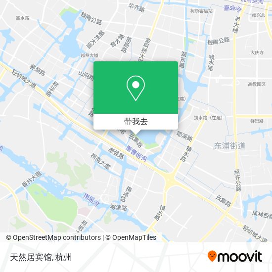 天然居宾馆地图