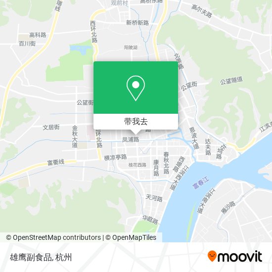 雄鹰副食品地图