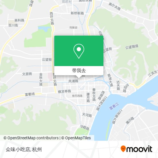 众味小吃店地图