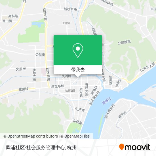 凤浦社区-社会服务管理中心地图