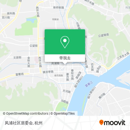 凤浦社区居委会地图