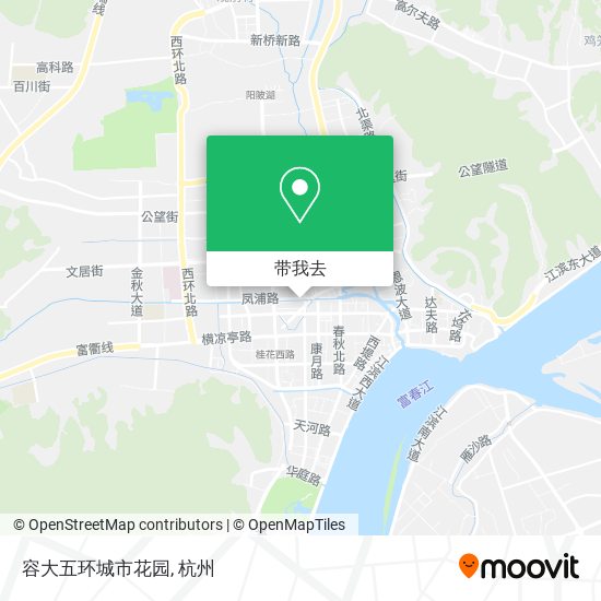 容大五环城市花园地图
