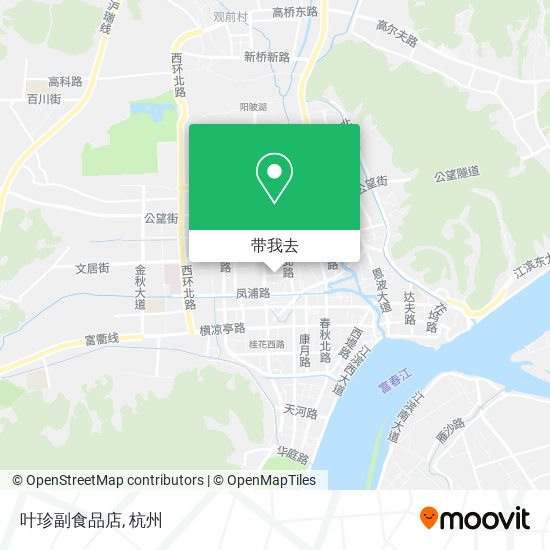 叶珍副食品店地图