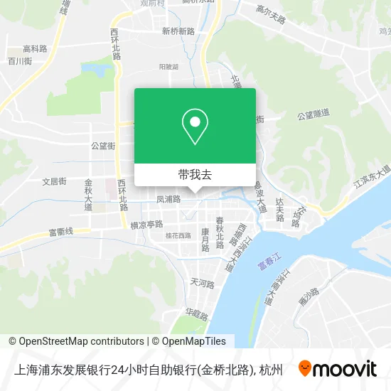 上海浦东发展银行24小时自助银行(金桥北路)地图
