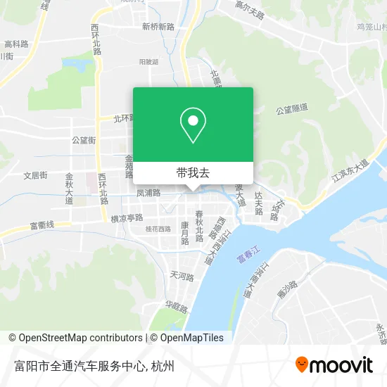 富阳市全通汽车服务中心地图