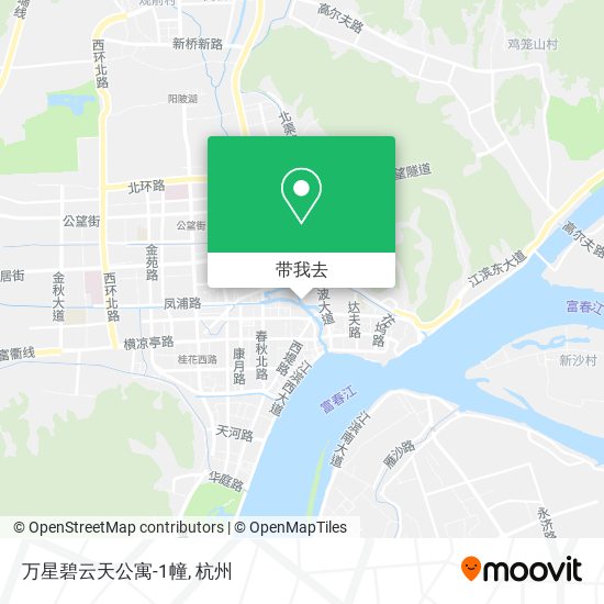 万星碧云天公寓-1幢地图