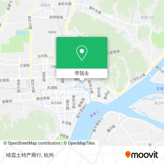 靖霞土特产商行地图