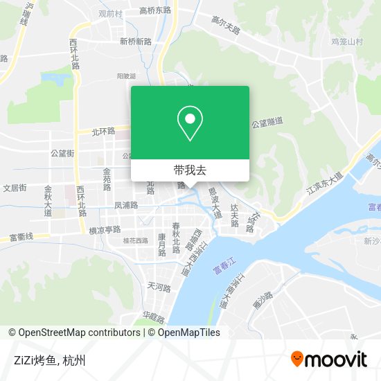 ZiZi烤鱼地图