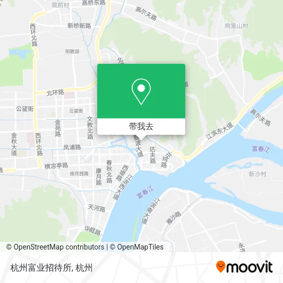 杭州富业招待所地图