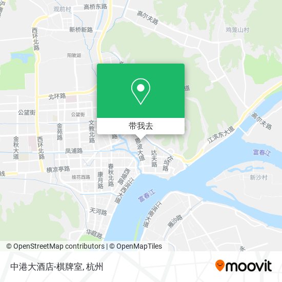 中港大酒店-棋牌室地图