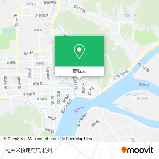 桂林米粉迎宾店地图