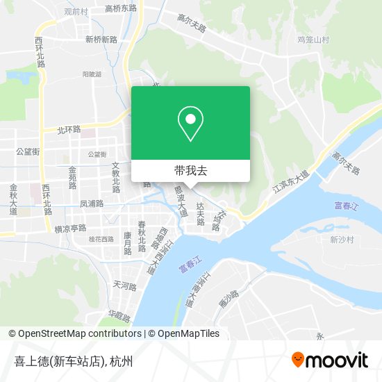 喜上德(新车站店)地图